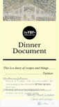 Mobile Screenshot of dinnerdocument.com